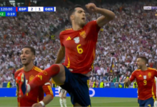 صورة شـاهد: إسبانيا تسجل هدف الفوز  عن طريق ميرينو في الدقيقة 119 وتقضي علي المانيا وسط ارضها وجماهيرها بهدف عالمي !!
